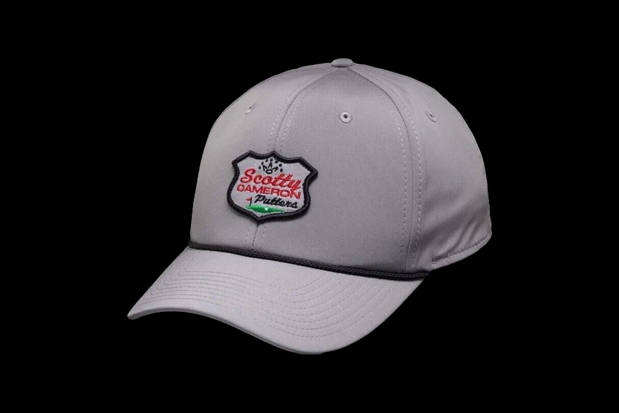 HAT - SC RETRO PATCH ROPE HAT -GRAY/BLACK