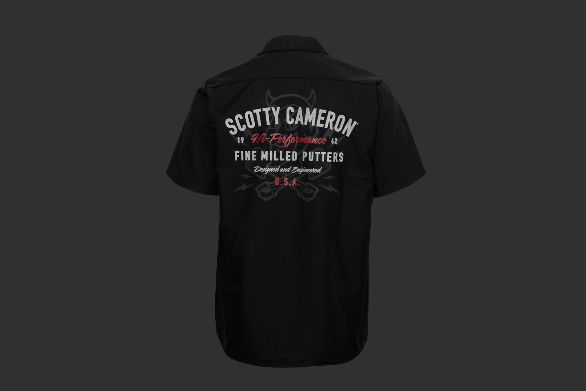 WORK SHIRT - SPEED DEMON BLACK WORK SHIRT – 4xFOUR GOLF SHOP